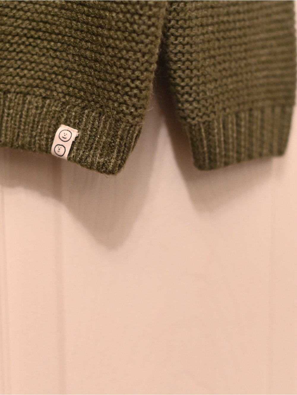 ZARA Girls Olive Green Crewneck Sweater - Picture 3 of 7